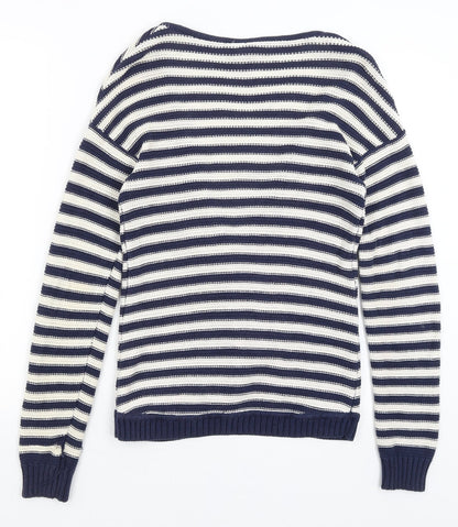 Womens UK Size 12 Divided Blue Cardigan Jumper