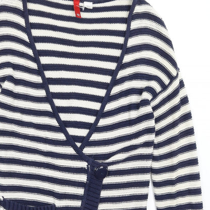 Womens UK Size 12 Divided Blue Cardigan Jumper