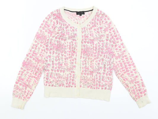 Womens UK Size 6 New Look Ivory Cardigan Jumper