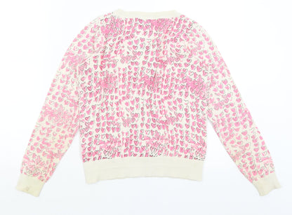 Womens UK Size 6 New Look Ivory Cardigan Jumper