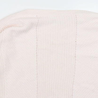 Womens UK Size S M&S Pink Pullover Jumper