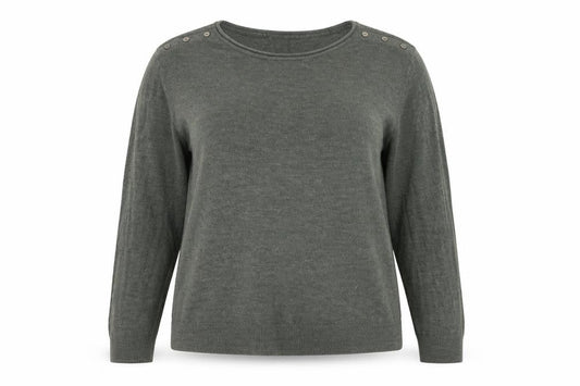 Womens UK Size 18 Atmosphere Green Pullover Jumper