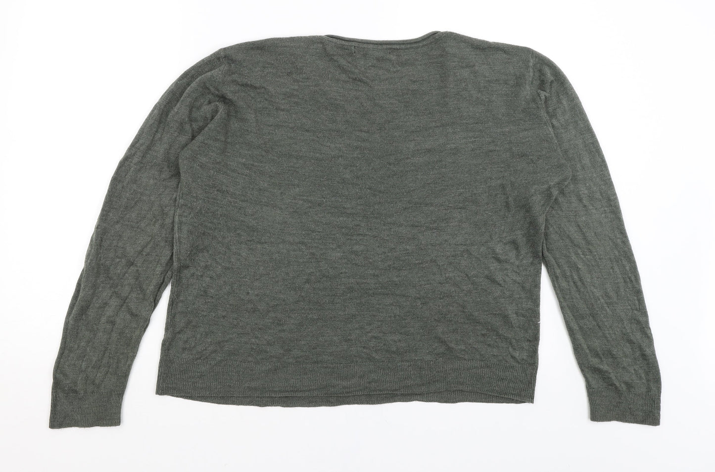 Womens UK Size 18 Atmosphere Green Pullover Jumper