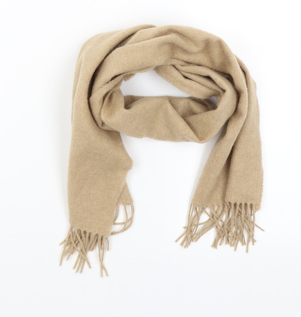 Front view of Preworn women’s brown scarf