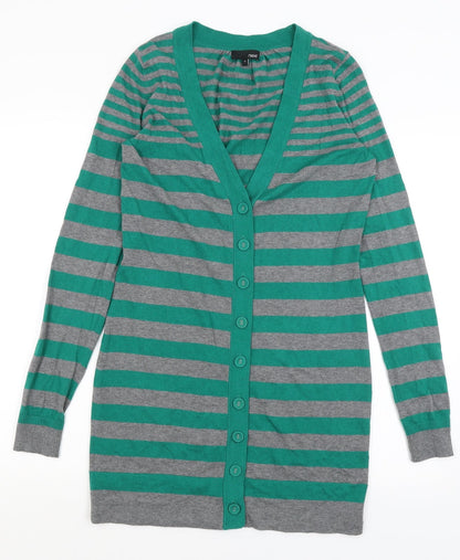 Womens UK Size 8 NEXT Green Cardigan Jumper