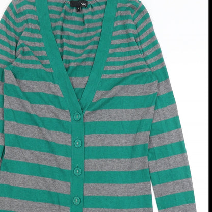 Womens UK Size 8 NEXT Green Cardigan Jumper