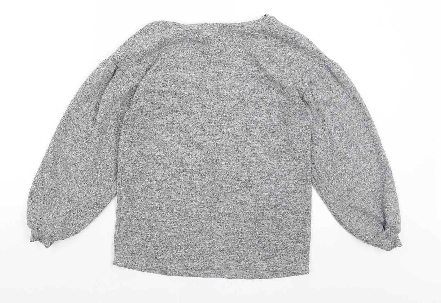 F&F Womens Grey   Pullover Jumper Size 6  - J'aime Le Weekend