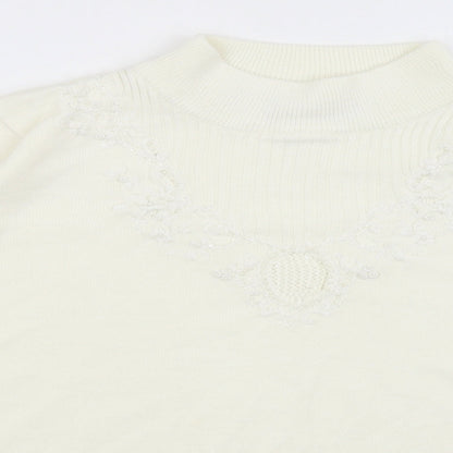 Womens UK Size M BM Ivory Pullover Jumper