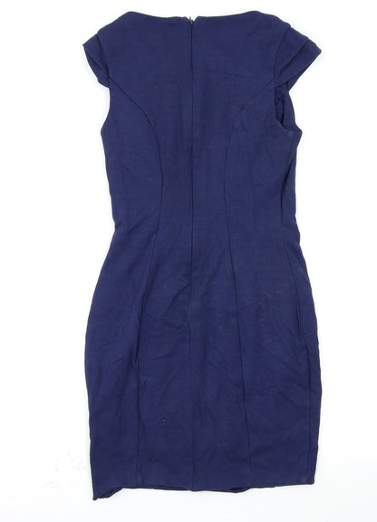 Warehouse Womens Blue   Bodycon  Size 12