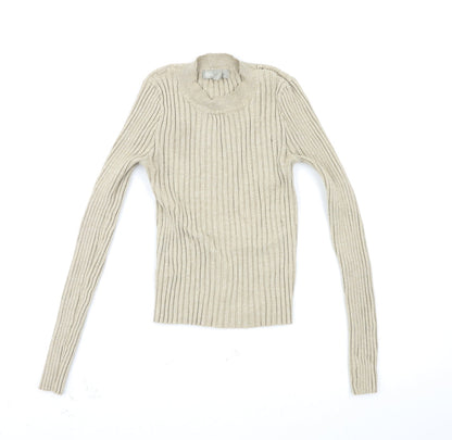 Womens UK Size 10 ASOS Beige Pullover Jumper