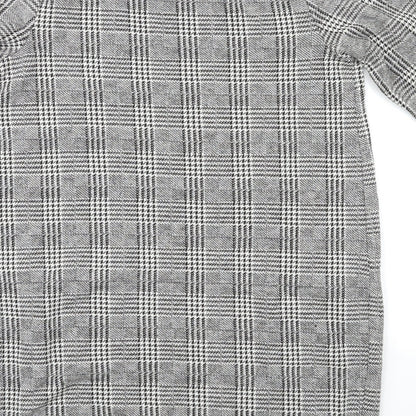 TU Womens Grey Check  T-Shirt Dress  Size 12
