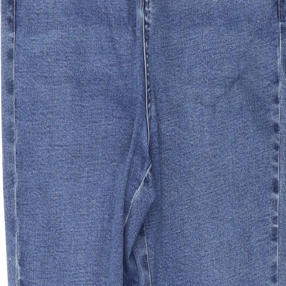 Womens UK Size 30 Preworn Regular Fit Skinny Blue Jeans