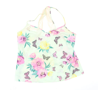 George Womens Multicoloured Floral  Basic Tank Size 14