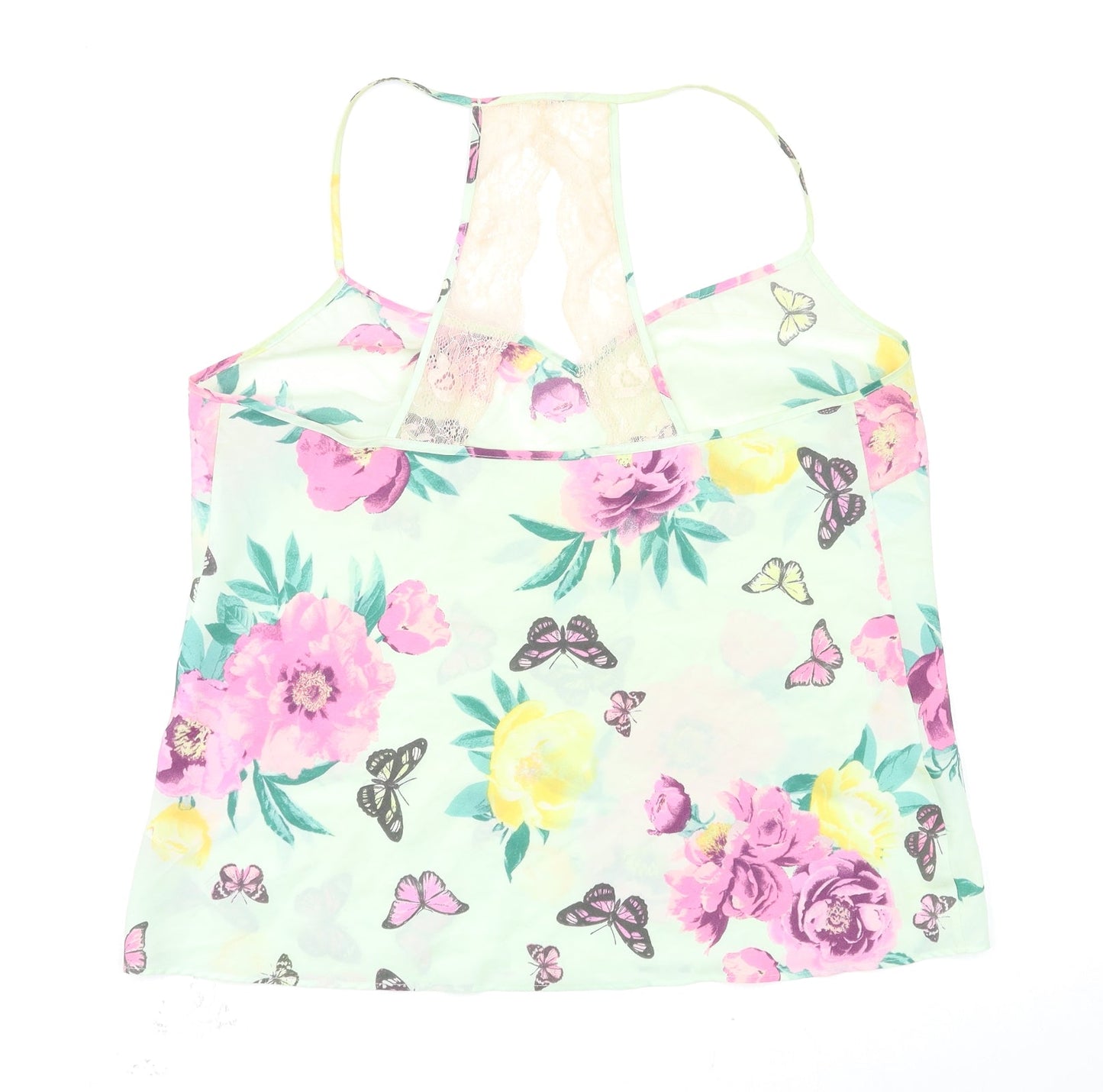 George Womens Multicoloured Floral  Basic Tank Size 14