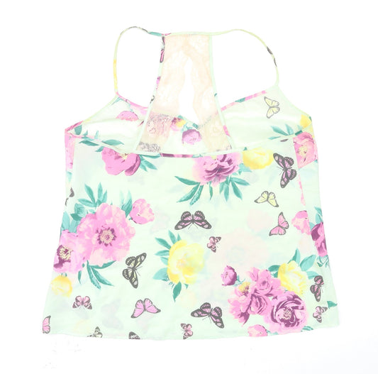 George Womens Multicoloured Floral  Basic Tank Size 14