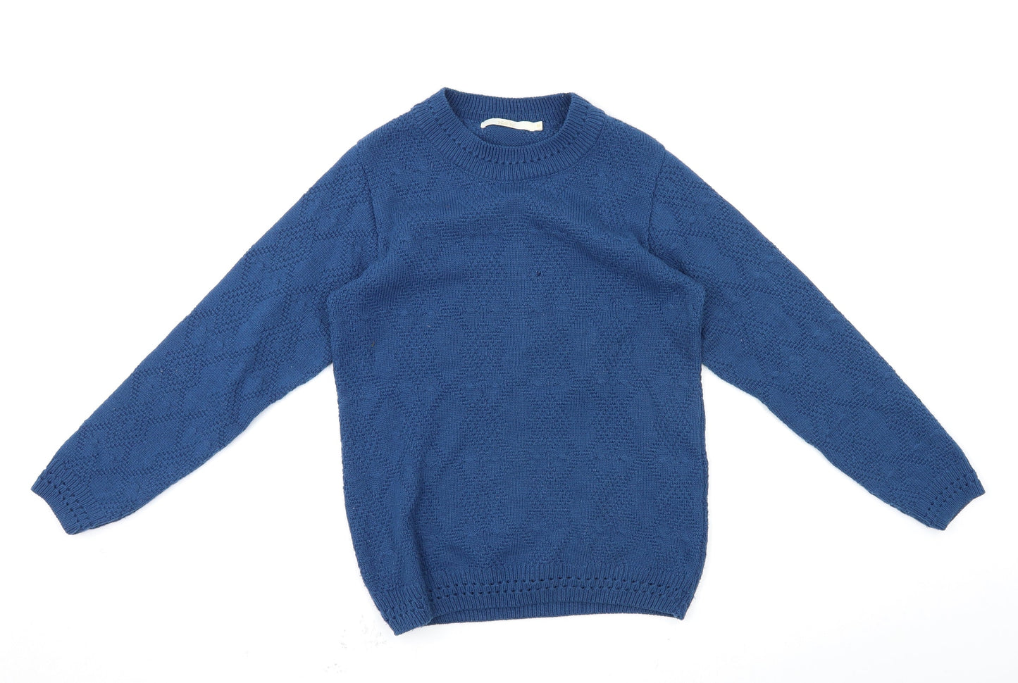 Womens UK Size 10 vida vi Blue Pullover Jumper