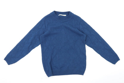 Womens UK Size 10 vida vi Blue Pullover Jumper