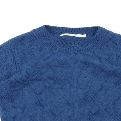 Womens UK Size 10 vida vi Blue Pullover Jumper