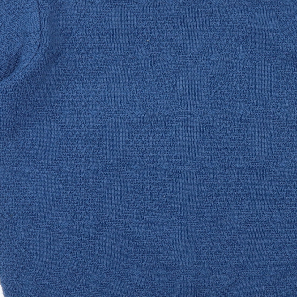 Womens UK Size 10 vida vi Blue Pullover Jumper