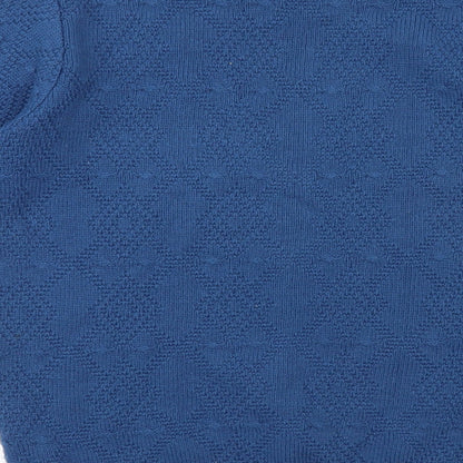 Womens UK Size 10 vida vi Blue Pullover Jumper