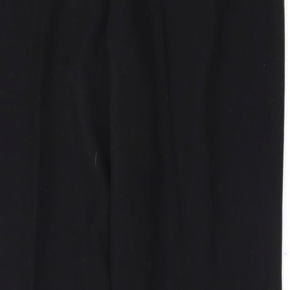 BM Womens Black   Trousers  Size 16 L26 in