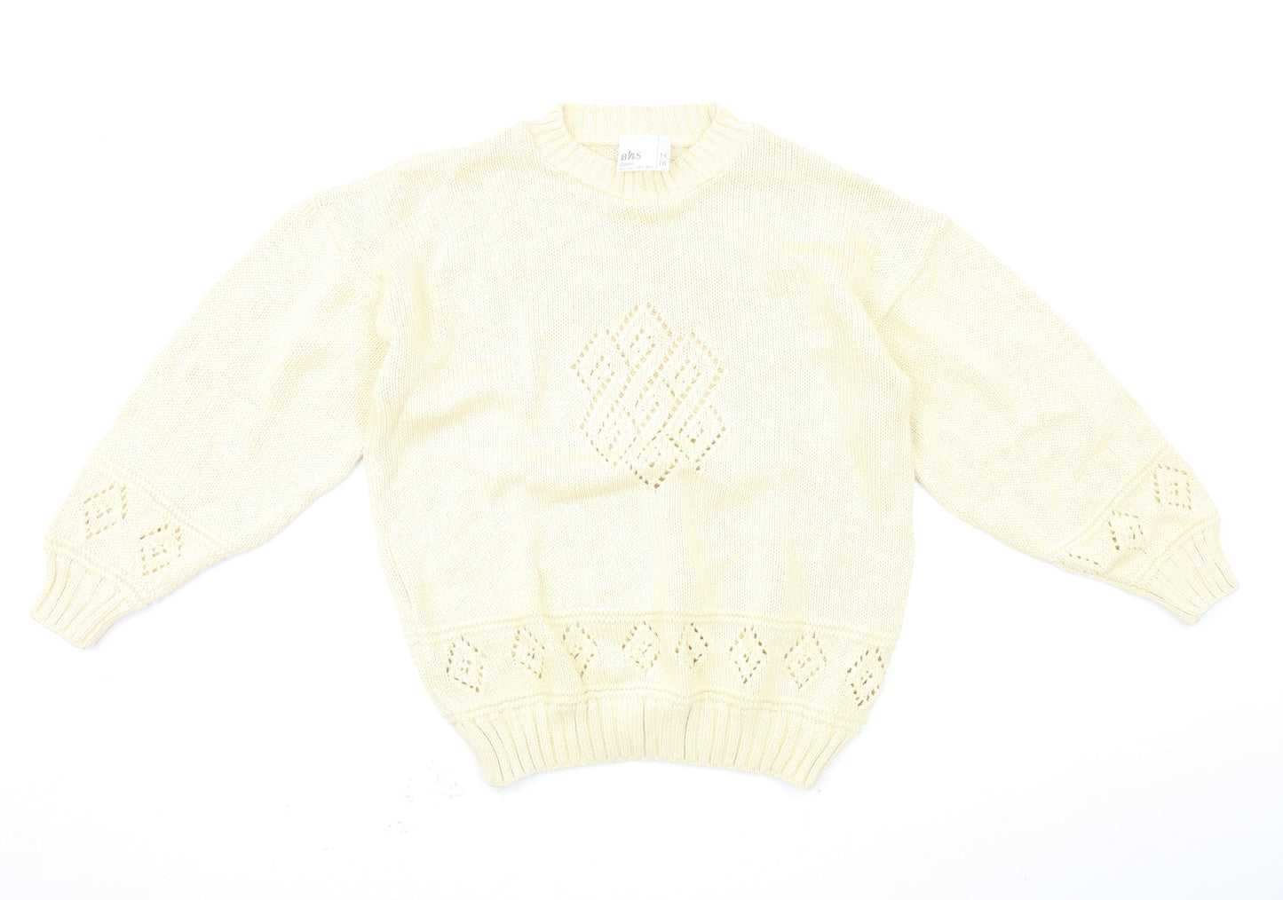 BHS Womens Yellow   Pullover Jumper Size 16