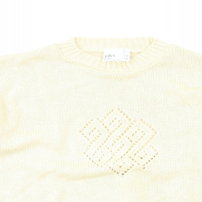 BHS Womens Yellow   Pullover Jumper Size 16