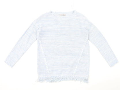 Womens UK Size 8 Marks and Spencer Blue Pullover Jumper