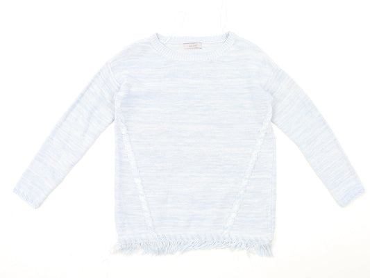 Womens UK Size 8 Marks and Spencer Blue Pullover Jumper