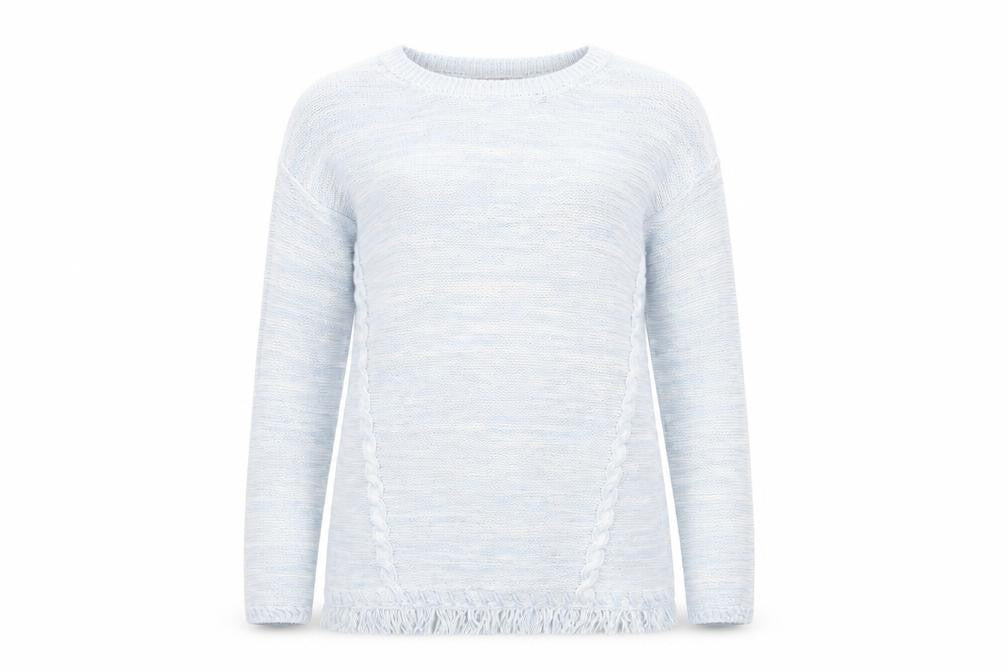 Womens UK Size 8 Marks and Spencer Blue Pullover Jumper