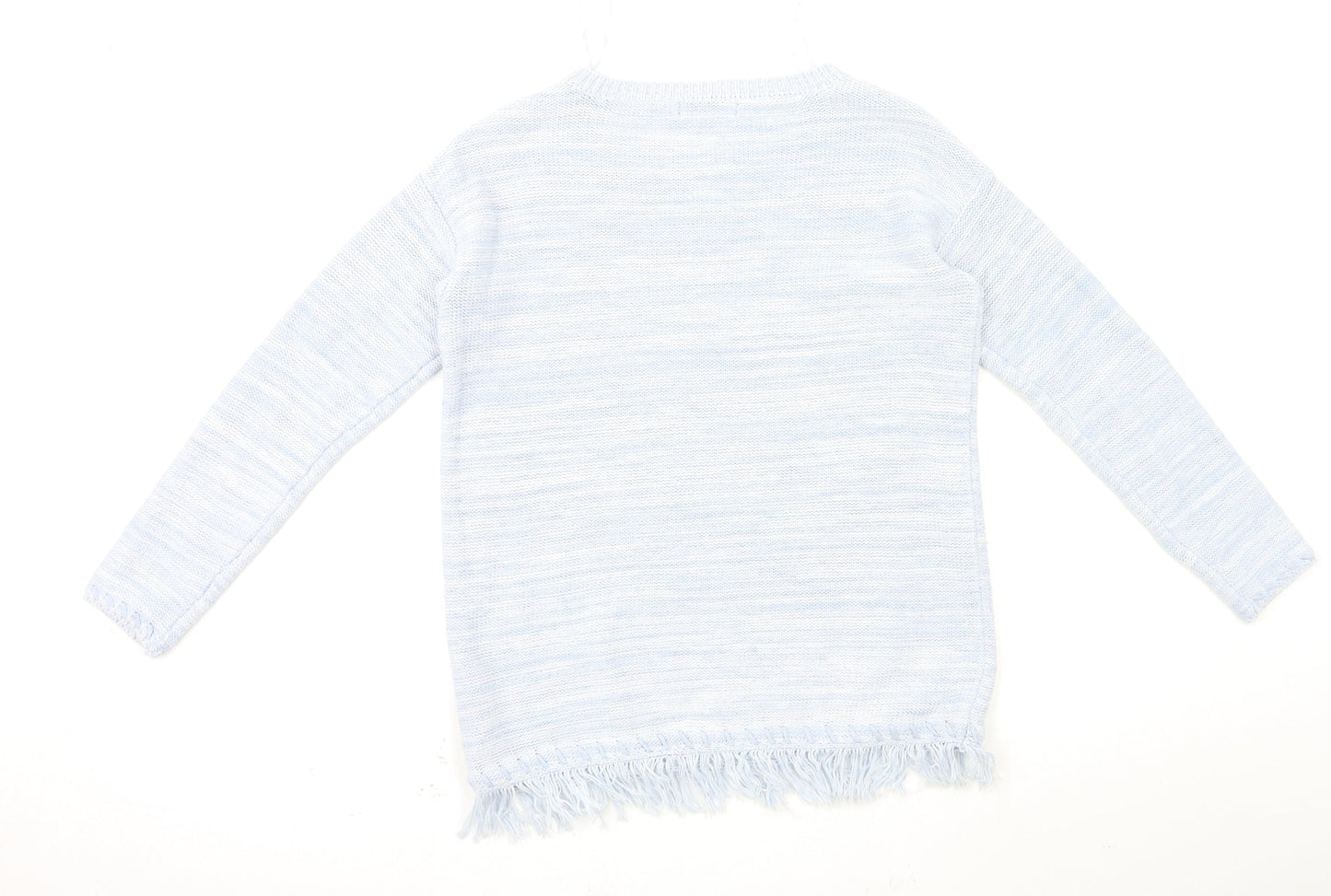Womens UK Size 8 Marks and Spencer Blue Pullover Jumper