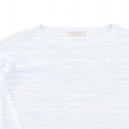 Womens UK Size 8 Marks and Spencer Blue Pullover Jumper