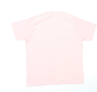 Womens UK Size 16 EWM Pink Basic T-Shirt