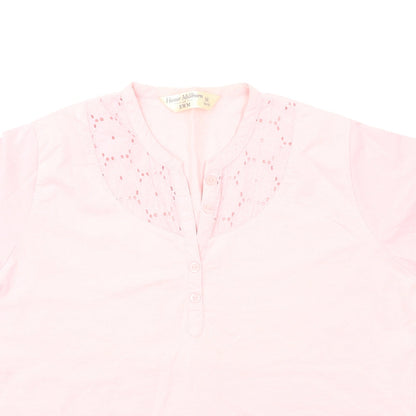 Womens UK Size 16 EWM Pink Basic T-Shirt