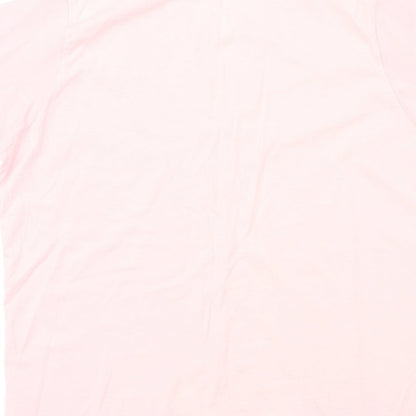 Womens UK Size 16 EWM Pink Basic T-Shirt
