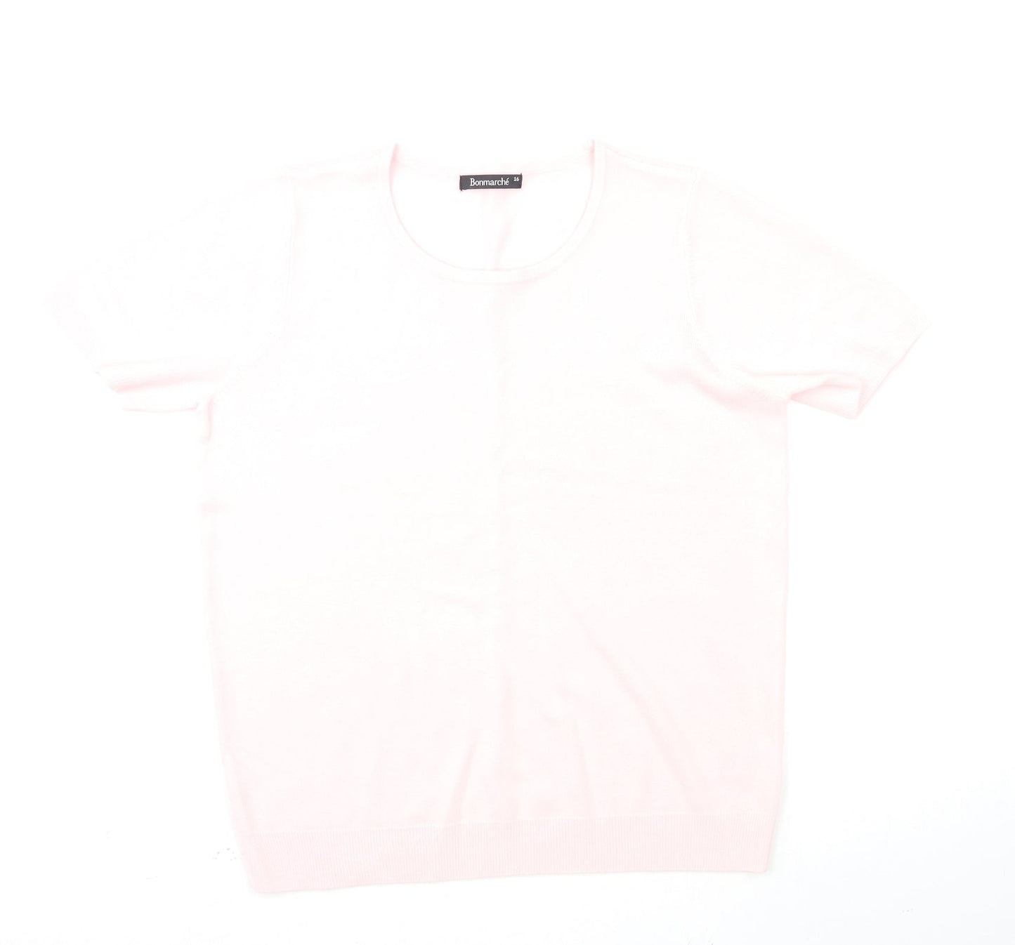 Womens UK Size 16 Bonmarché Pink Pullover Jumper