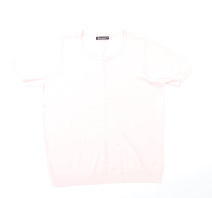 Womens UK Size 16 Bonmarché Pink Pullover Jumper