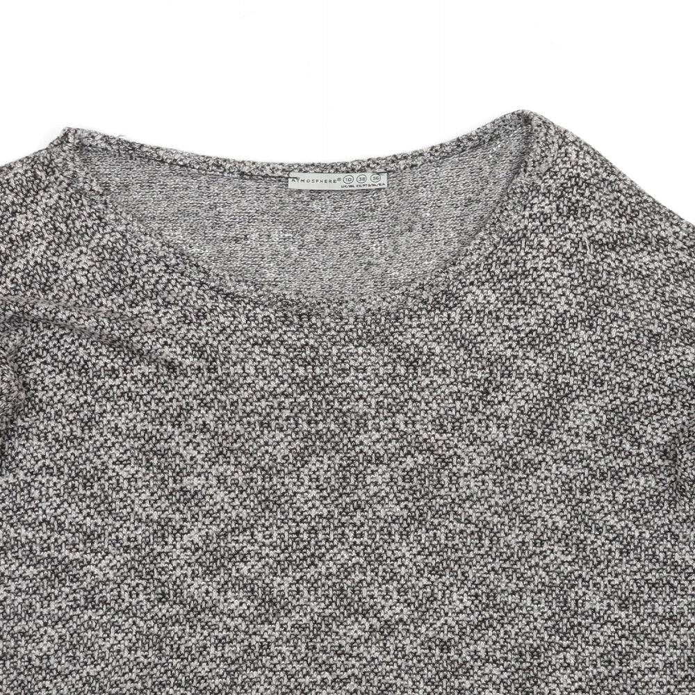 Womens UK Size 10 Atmosphere Grey Pullover Jumper
