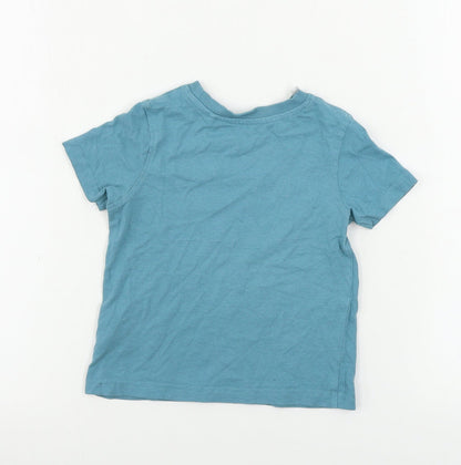 George  Boys Blue   Basic T-Shirt Size 2 Years