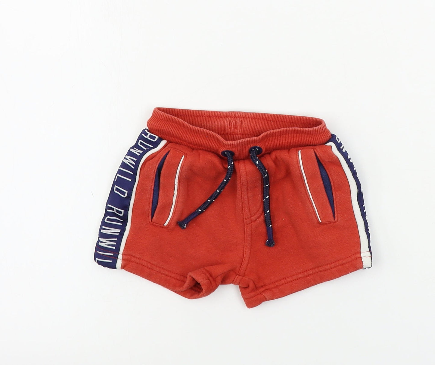 George  Boys Red   Cropped Trousers Size 18-24 Months