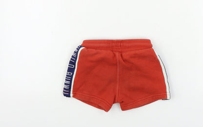 George  Boys Red   Cropped Trousers Size 18-24 Months