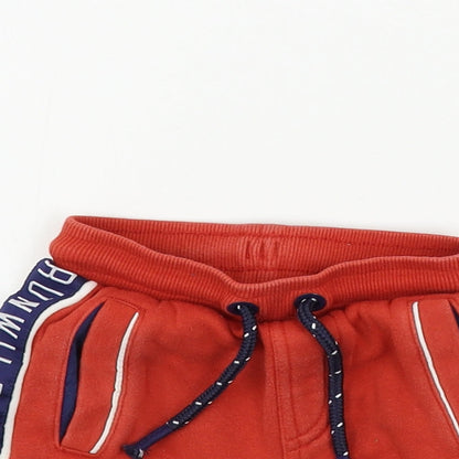 George  Boys Red   Cropped Trousers Size 18-24 Months