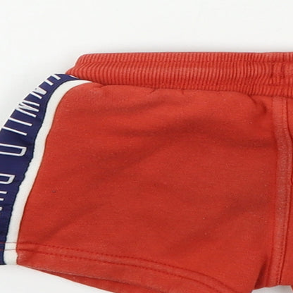George  Boys Red   Cropped Trousers Size 18-24 Months