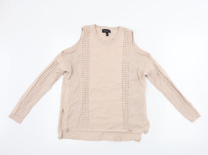 Womens UK Size 8 Topshop Pink Pullover Jumper