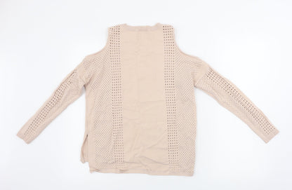 Womens UK Size 8 Topshop Pink Pullover Jumper