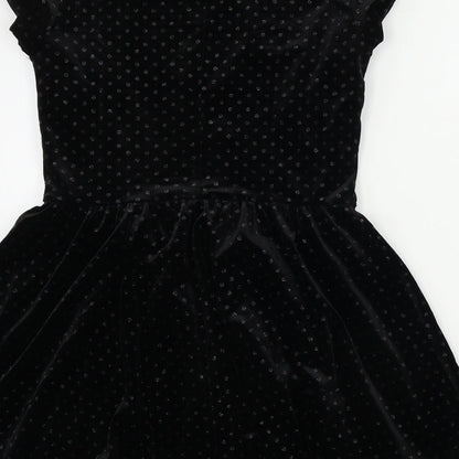 Topshop  Womens Black   A-Line  Size 8