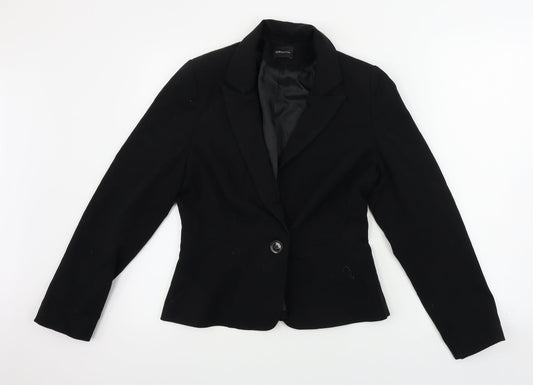 Womens UK Size 10 EVIE Regular Black Blazer