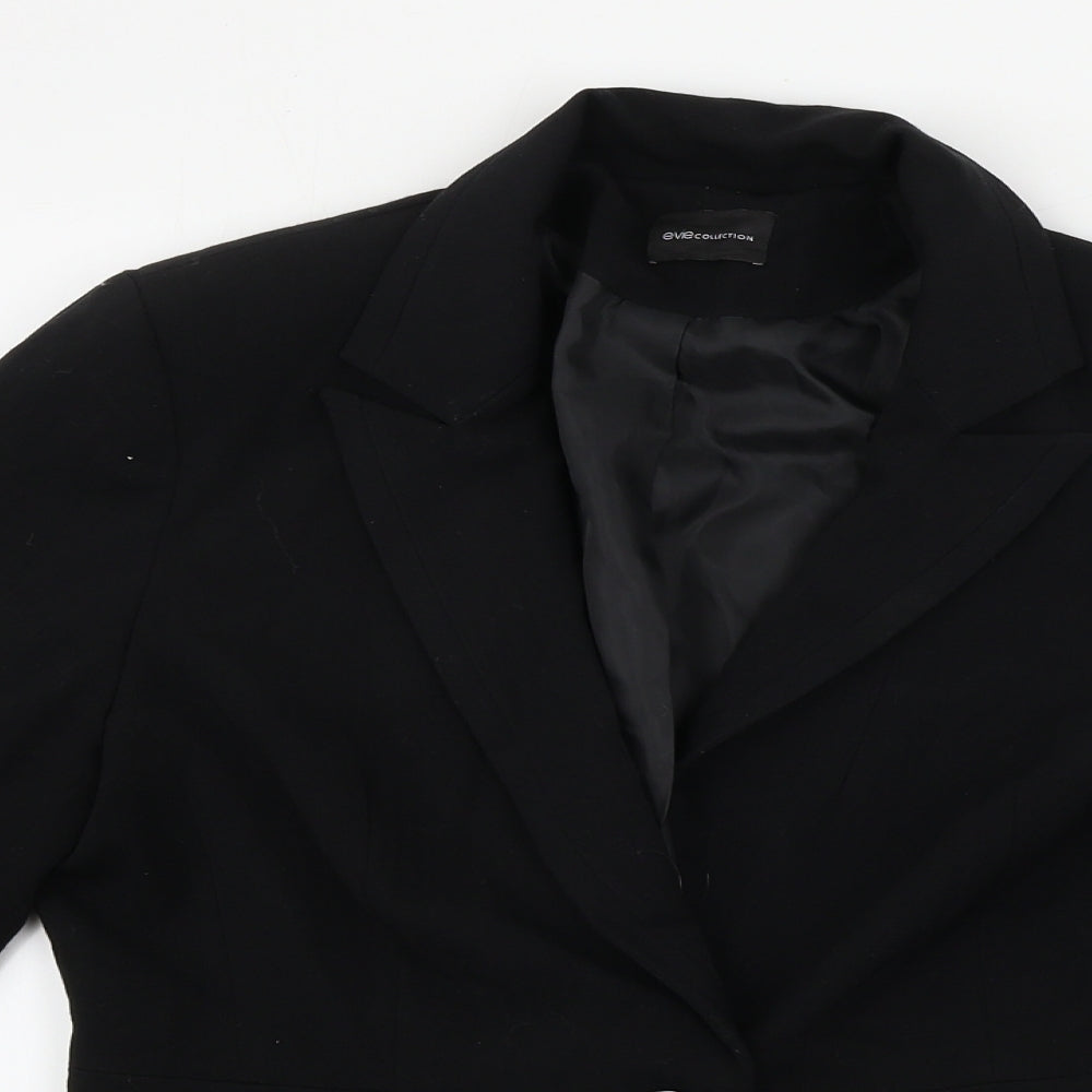 Womens UK Size 10 EVIE Regular Black Blazer