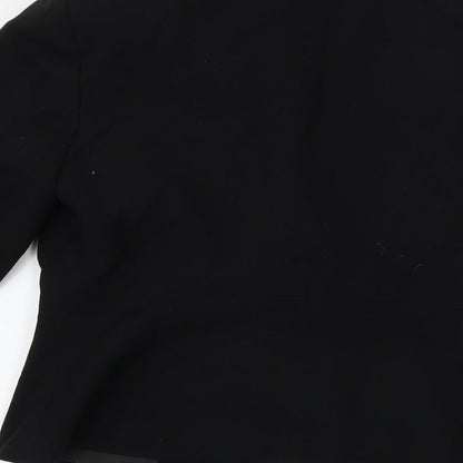 Womens UK Size 10 EVIE Regular Black Blazer