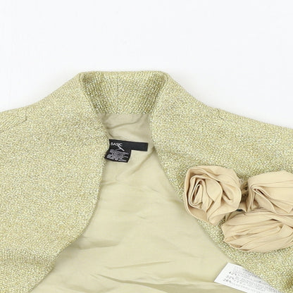 Zara  Womens Yellow   Jacket Blazer Size S